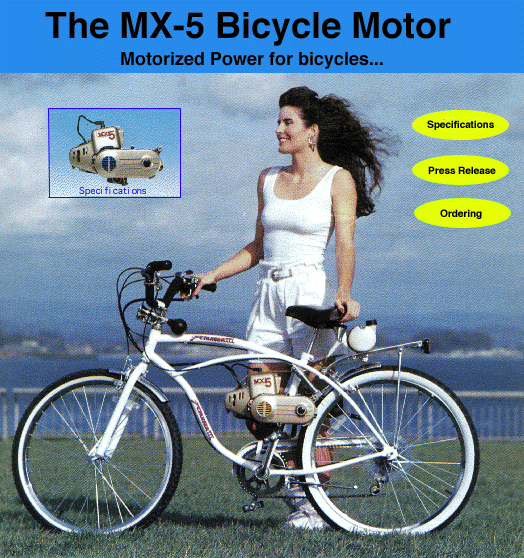 with the mx5 bicycle engine